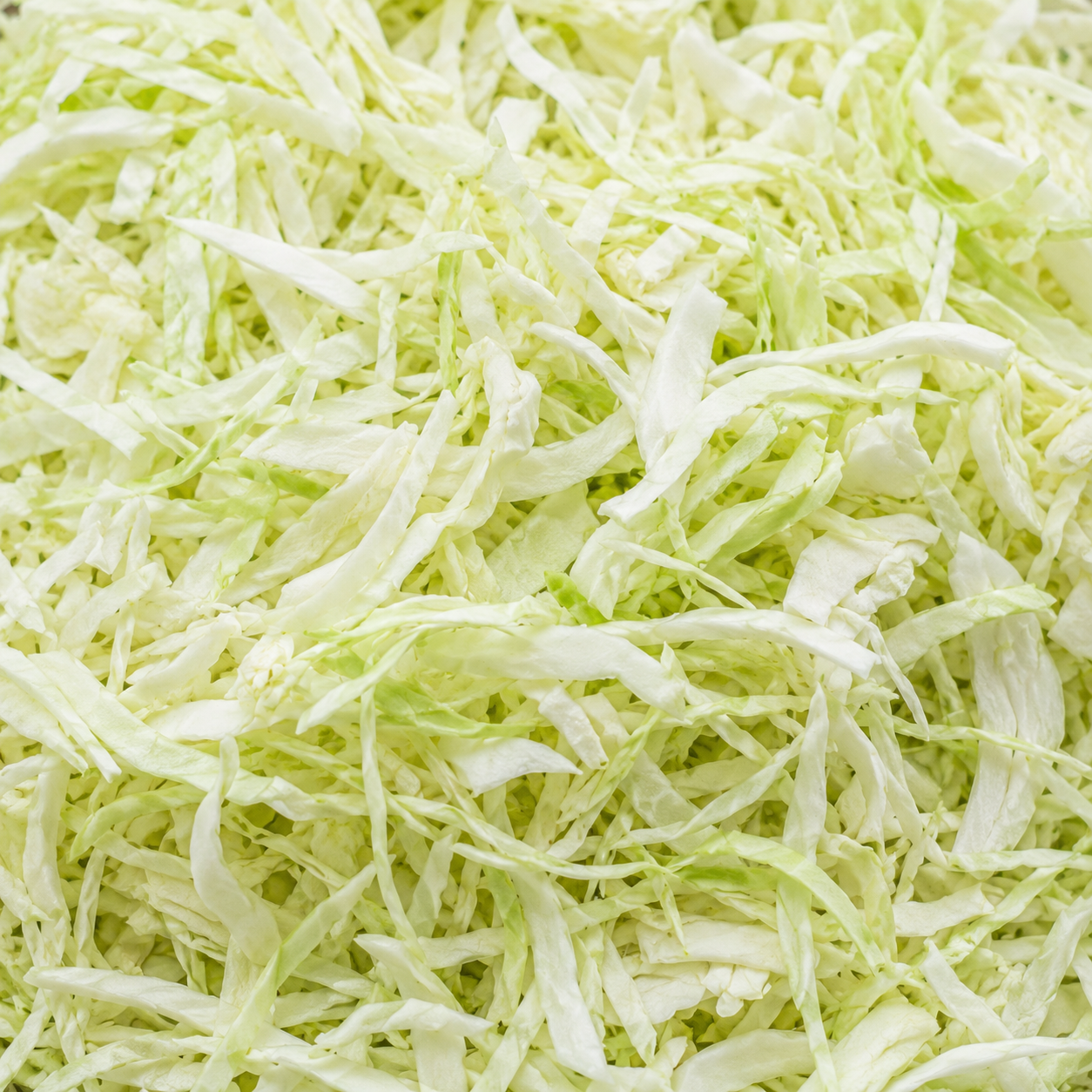 Cabbage Shredded — prepared vegetable selection
