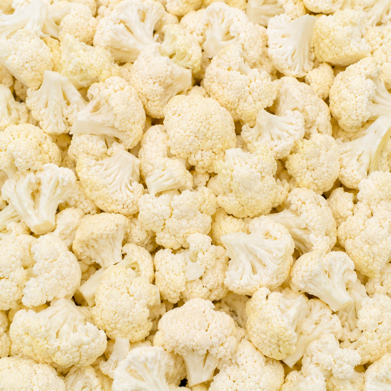 Cauliflower Florets — prepared vegetable selection