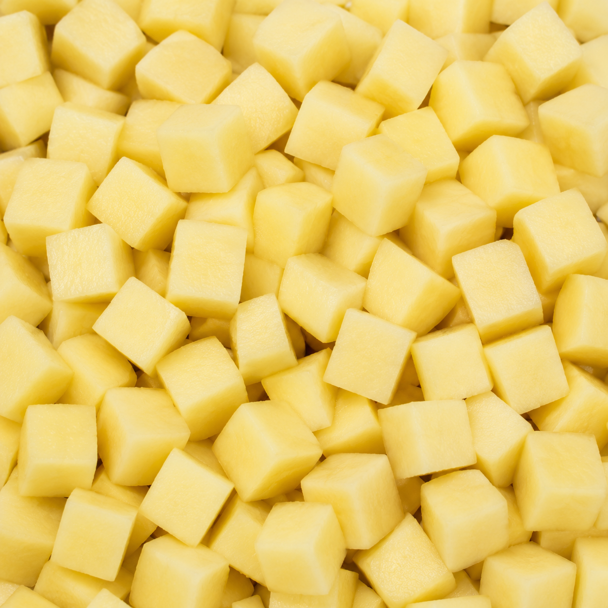 Potatoes Cubed — prepared vegetable selection